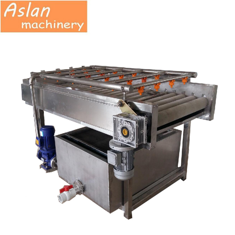 High Pressure Brush Roller Spray for Hard Vegetable Fruit Washing Food Machine